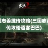 三国志姜维传攻略(三国志姜维传攻略道客巴巴)