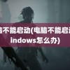 电脑不能启动(电脑不能启动windows怎么办)