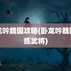 卧龙吟魏国攻略(卧龙吟魏国必练武将)