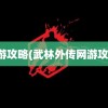 网游攻略(武林外传网游攻略)