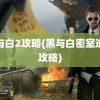 黑与白2攻略(黑与白密室逃脱攻略)