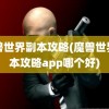 魔兽世界副本攻略(魔兽世界副本攻略app哪个好)