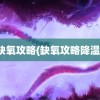 缺氧攻略(缺氧攻略降温)